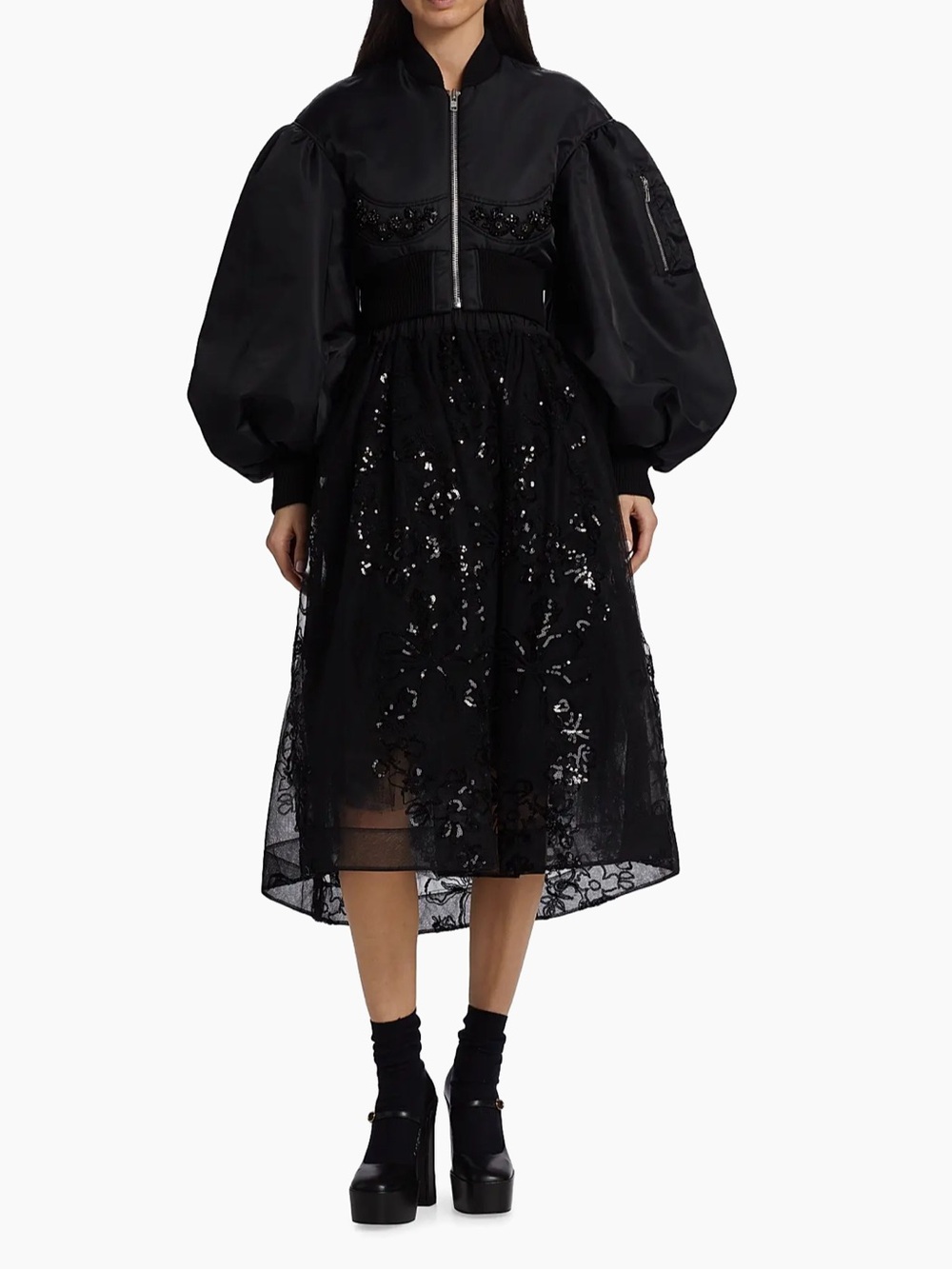 Simone Rocha Nylon Bomber Jacket